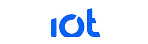 The IOT logo in blue.