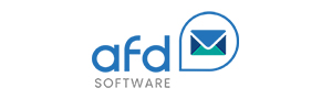 The AFD Software logo in blue.