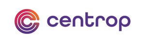 The Centrop logo in purple.