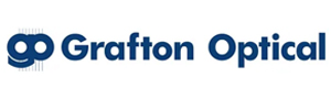 Grafton Optical logo in blue.