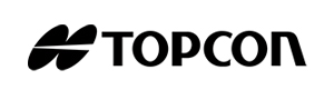 The Topcon logo in black.