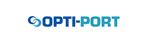 The Opti-Port logo in blue.