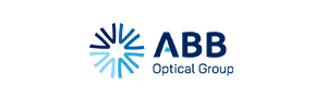 ABB Optical Group logo in blue.