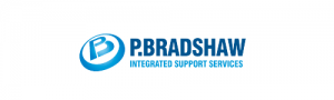 The P. Brandshaw logo in blue. Underneath the logo is written: 'Integrated Support Services'.