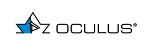 The Oculus logo in black.