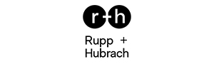 The Rupp Hubrach logo in black.